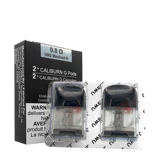 Uwell Caliburn G 0.8 ohm Replacement Pods Packs of 2
